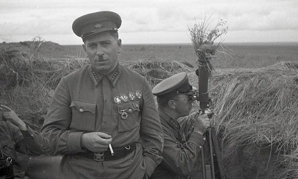 Командующий фронтом Г.М. Штерн. 1939 г.