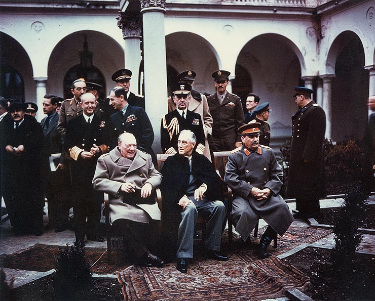 Ялтинская конференция. Февраль 1945 г. 