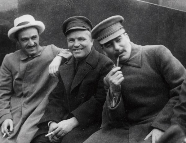 Микоян, Киров и Сталин. 1933 г.