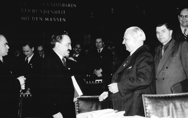 Встреча с Вильгельмом Пиком. Берлин, 1954 г.