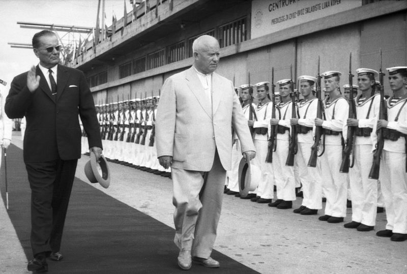 Хрущев в гостях у Иосипа Броз-Тито. Август 1963 г.