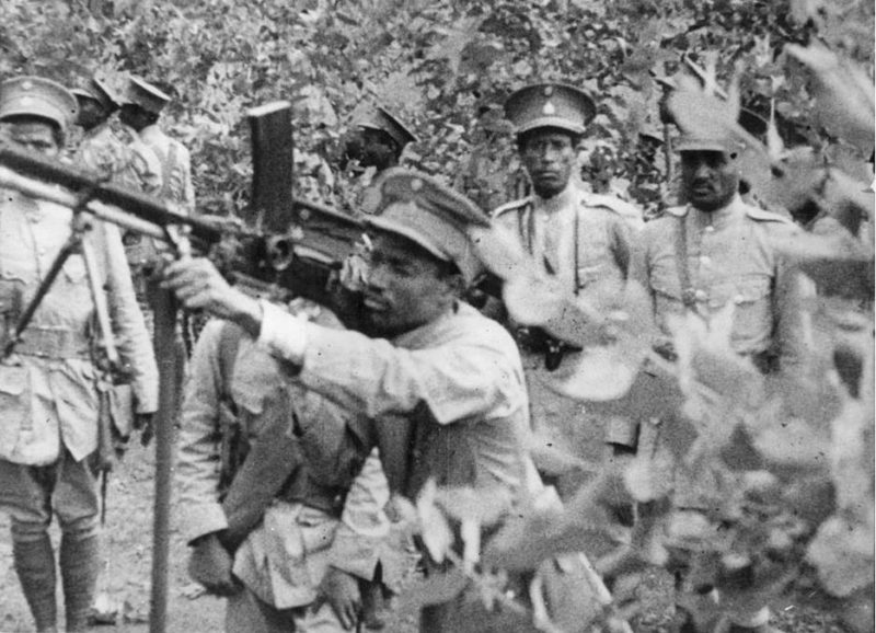 Эфиопская пехота. 1935 г.