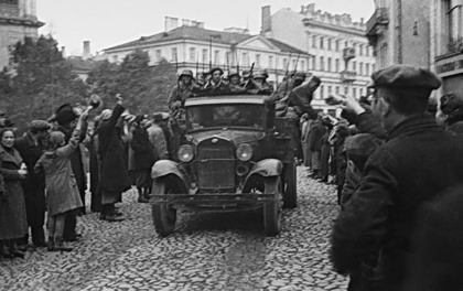 Красная Армия занимает Вильнюс. 15 июня 1940 г. 