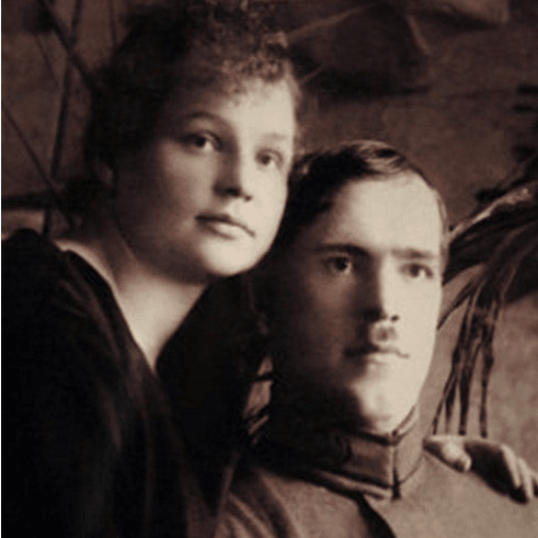 Георгий Жуков и Александра Зуйкова. 1920 г. 