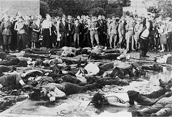 Жертвы-евреи бойни в Каунасе. 25-27 июня 1941 г.
