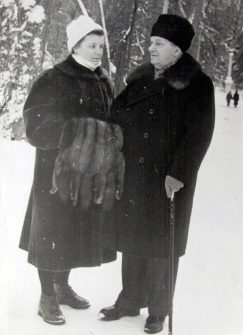 Лукин с супругой. 1970 г. 