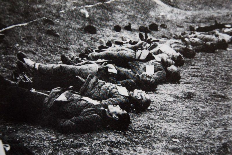 Тела убитых китайцев. Декабрь 1937 г.