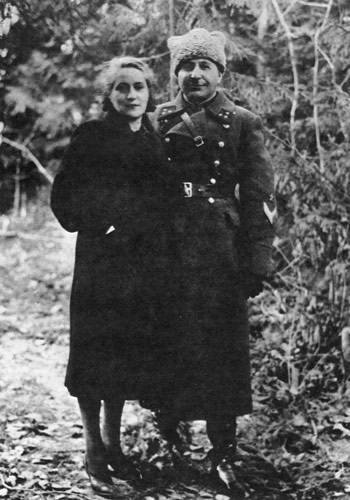Баграмян с женой Тамарой. 1940 г. 