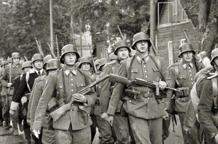 2-й литовский батальон шуцманшафта. Вильнюс, 1941 г. 