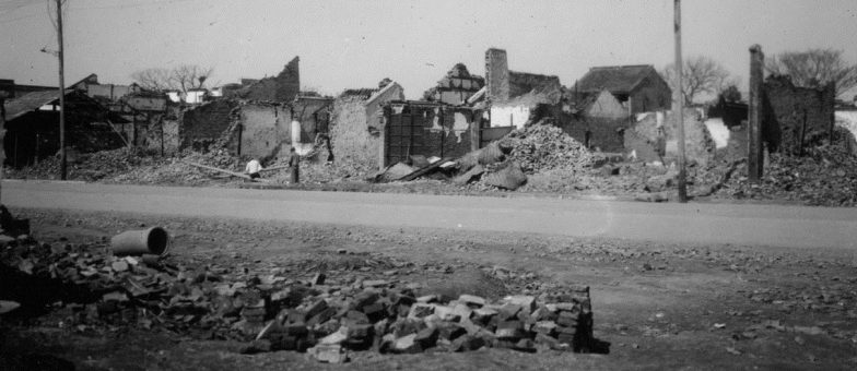 Разрушенные улицы Нанкина. Декабрь 1937 г.
