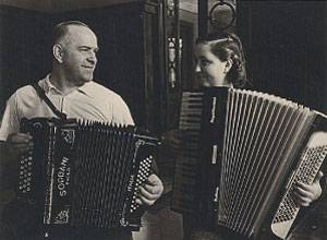 Жуков и старшая дочь Эра. 1947 г.