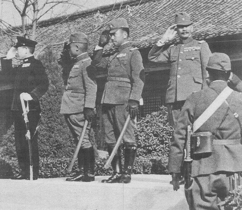Командование японской амии в Нанкине. Декабрь 1937 г.