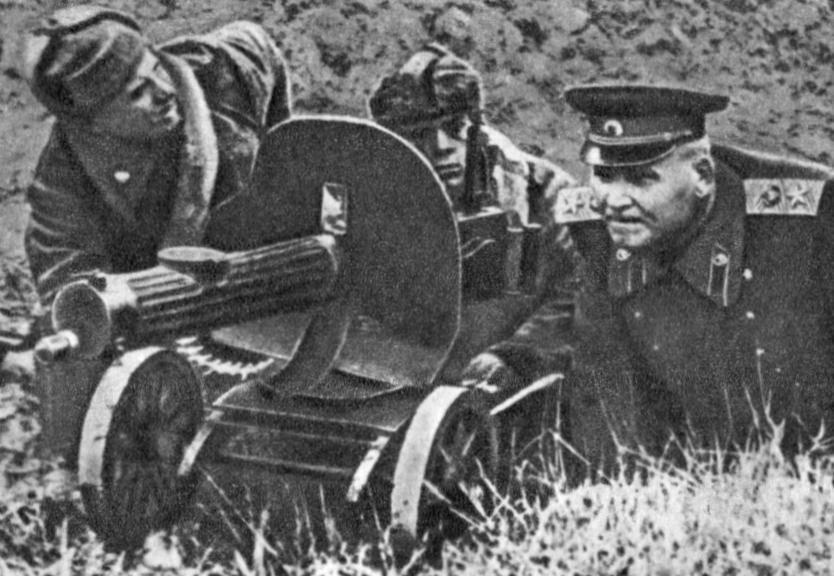 И.С. Конев на учениях Центральной группы войск. Октябрь 1946 г.