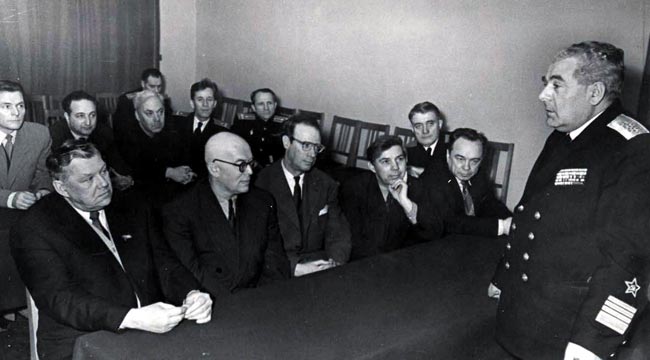 Встреча с писателями. 1958 г. 
