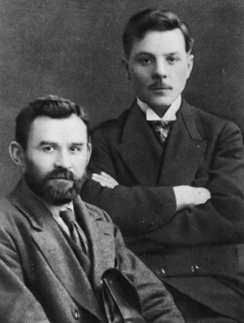 Петровский и Ворошилов. 1917 г.