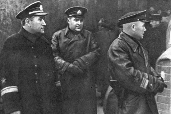 Вице-адмирал Октябрьский. 1941 г. 