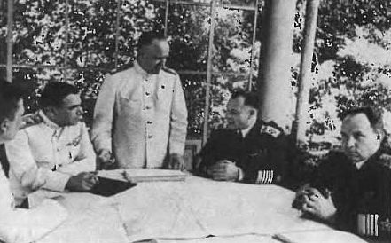 Н. Г. Кузнецов на Потсдамской конференции. 1945 г.
