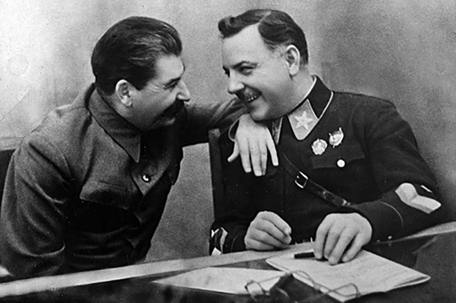 Сталин и Ворошилов. 1935 г.