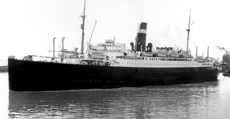 «Athenia» в гавани Монреаля. 1933 г.