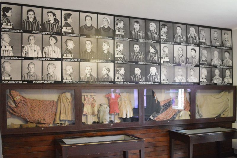Экспонаты музея в Освенциме.