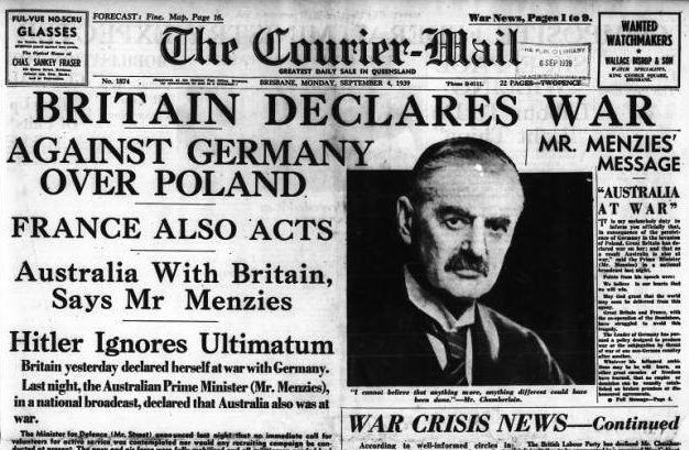 Британские газеты о начале войны. 