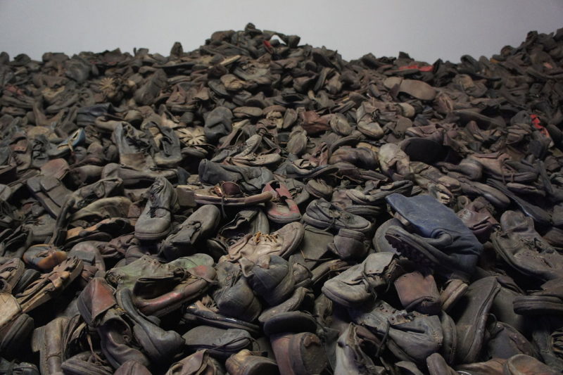Экспонаты музея в Освенциме.