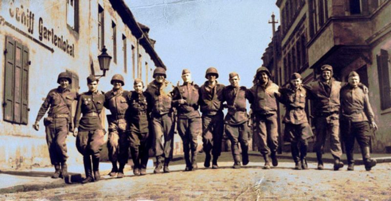 Союзники близ Торгау. 25 апреля 1945 г.