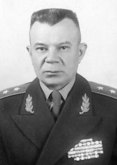 Генерал-лейтенант Поленов на пенсии. 1965 г. 