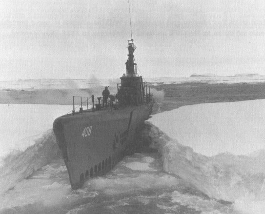 Подводная лодка SS-408 «Сеннет» во время операции «Highjump».