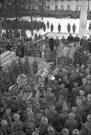 Похороны Черняховского. Февраль 1945 г. 