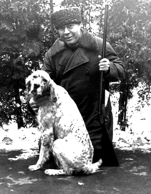 Тимошенко на охоте. 1955 г.
