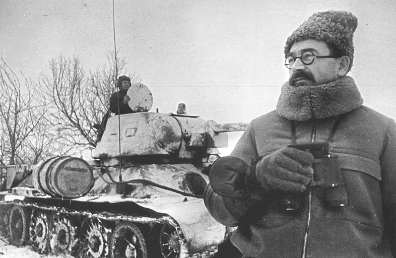 Павел Ротмистров, командующий 7-м танковым корпусом. 1942 г. 