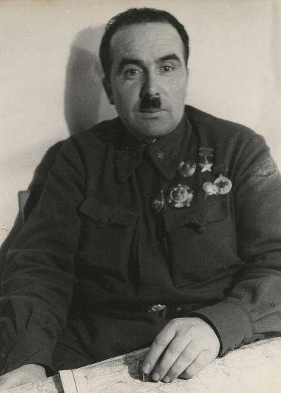 Генерал Иван Федюнинский. Ленинградский фронт. 1941 г. 