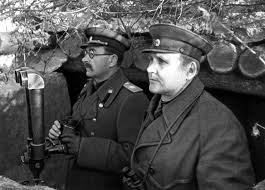 И.С. Конев и П.А. Ротмистров. Май 1944 г.