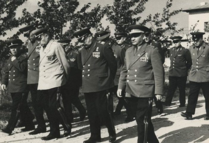 Ротмистров среди маршалов. 1965 г. 