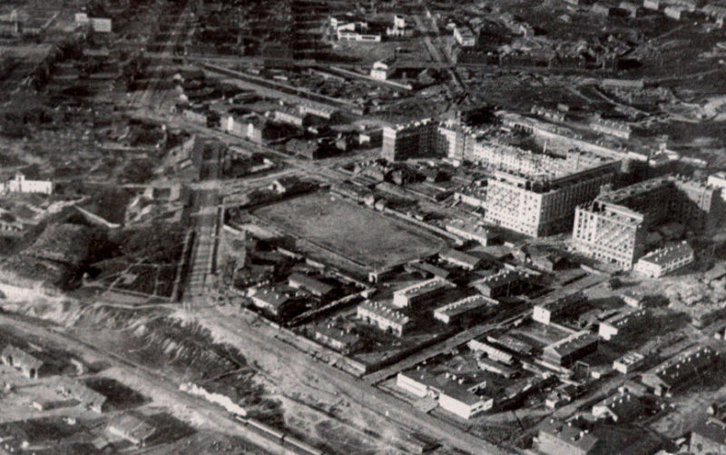 Панорама центральной части Мурманска. 1940 г.