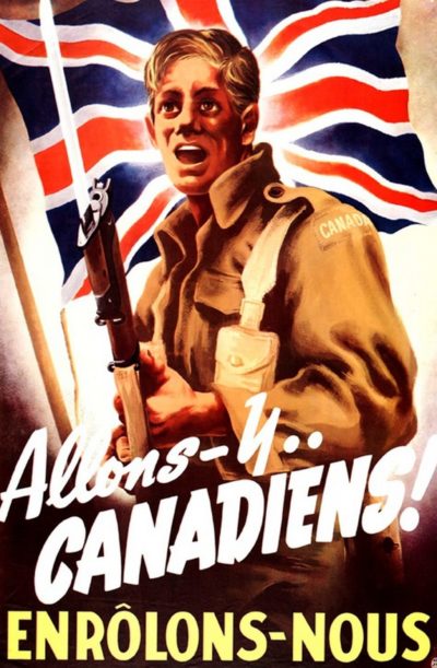 Канадские агитационные плакаты.