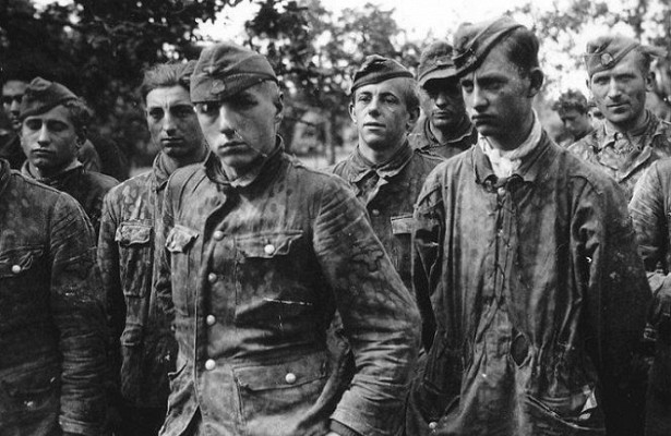 Военнопленные немцы из «Курляндского котла». 
