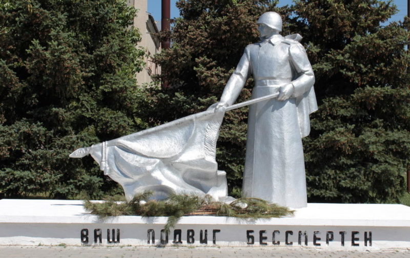 х. Верхнекольцов Тацинского р-на. Мемориал погибшим воинам в Великой Отечественной войне.