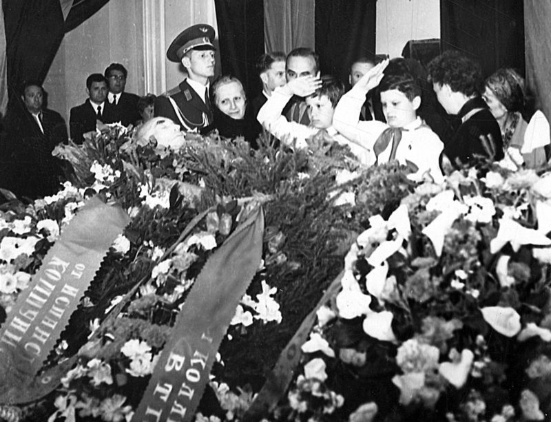 Похороны генерала Денисова. 1971 г.