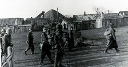 Вступление немцев в Сталино. 20 октября 1941 г. 