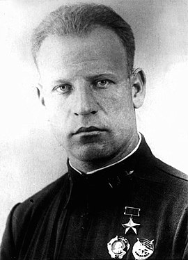 Герой Советского Союза майор Зайцев. 1942 г. 