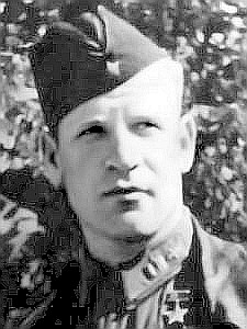 Герой Советского Союза майор Зайцев. 1942 г. 