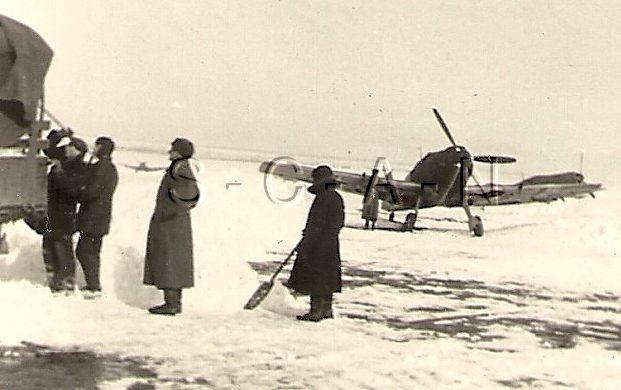 Аэродром Сталино. Зима 1942 г. 