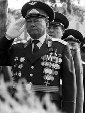 Полковник запаса Бегельдинов. 1975 г. 
