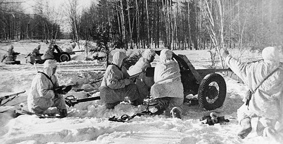 Красная армия в контрнаступлении. Декабрь 1941 г. 