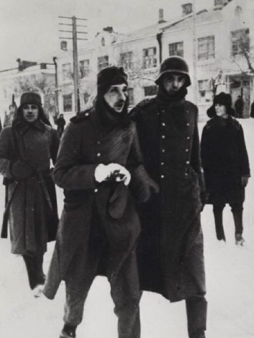 Первые военнопленные немцы в Туле. Январь 1941 г.