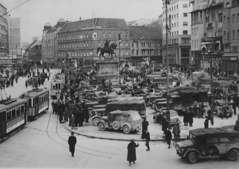 Белград во время оккупации. 1941 г.