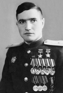 Дважды Герой Советского Союза майор Боровых. 1945 г. 