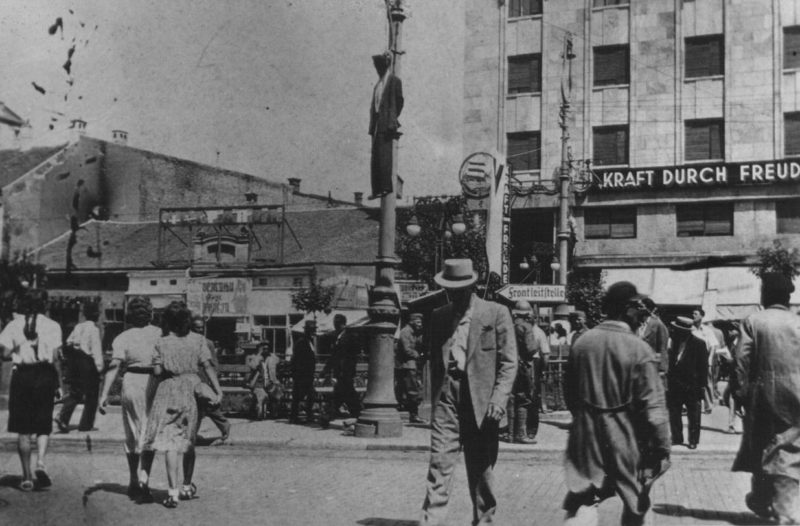 Казни на площади Теразия. Белград, август 1941 г.